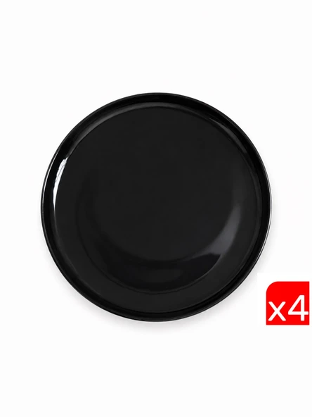 Kütahya Porselen Moderna Servis Tabağı Siyah 24cm MOD24DU740104 4 lü ürün görseli 1