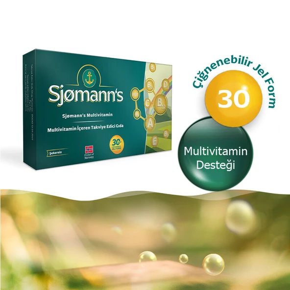 Sjomann's Multivitamin Çiğnenebilir Jel 30 Tablet - Resim 3