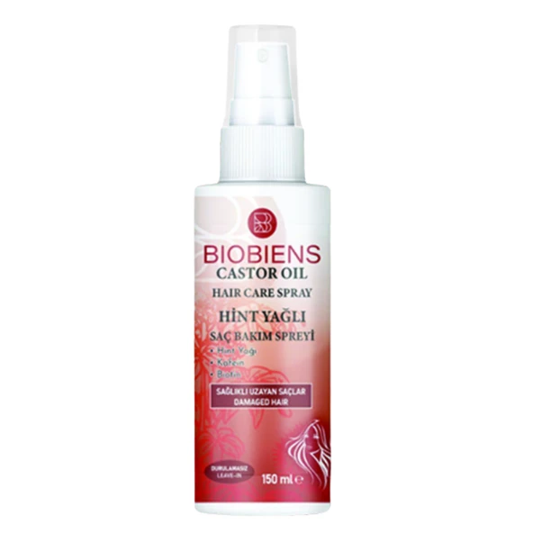 Biobiens Hint Yağlı Sağlıklı Uzayan Durulamasız Saç Bakım Spreyi 150 ml ürün görseli 1