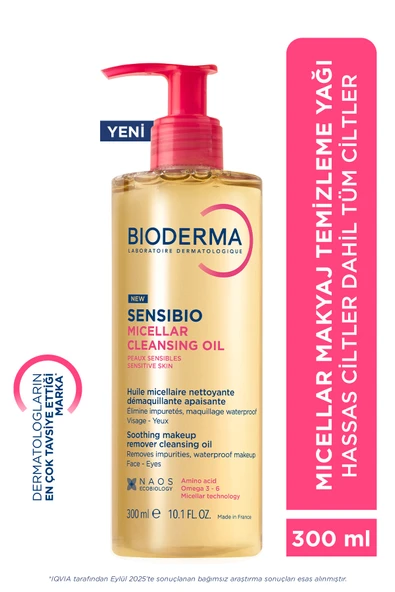 Bioderma Sensibio Micellar Cleansing Oil 300 ml ürün görseli 1