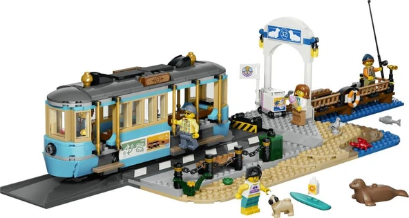 LEGO City 60506 Classic Beach Tram - Resim 3