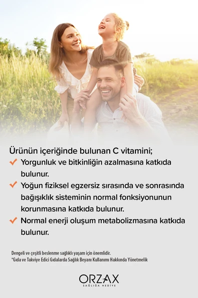 Efervit Vitamin C 1000 mg 20 Efervesan Tablet 3 Adet - Resim 4