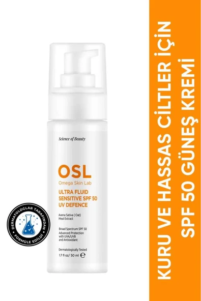 OSL Ultra Fluid Sensitive SPF50 UV Defence 75 ml ürün görseli 1