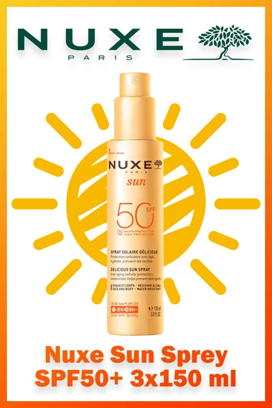 Nuxe Sun Sprey SPF50+ 150 ml ürün görseli 1