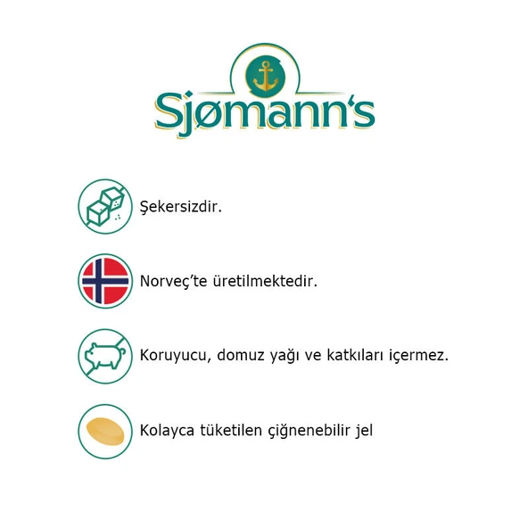 Sjomann's D3 Çiğnenebilir Jel 30 Tablet 2 Adet - Resim 2