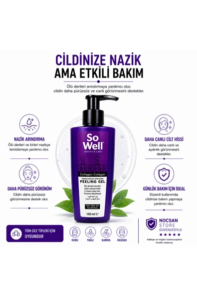 So Well Collagen Peeling Gel 150 ml - Resim 3
