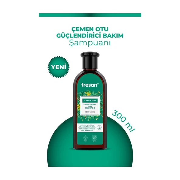 Tresan Çemen Otu Güçlendirici Sülfatsız Şampuanı 300 ml ürün görseli 1