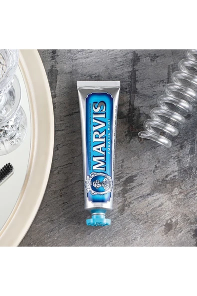 Marvis Aquatic Mint Xylitol Diş Macunu 85 ml - Resim 2