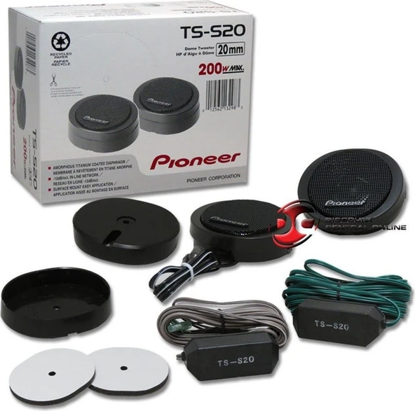 Pioneer TS-S20 200 W 2 cm Oto Hoparlör ürün görseli 1