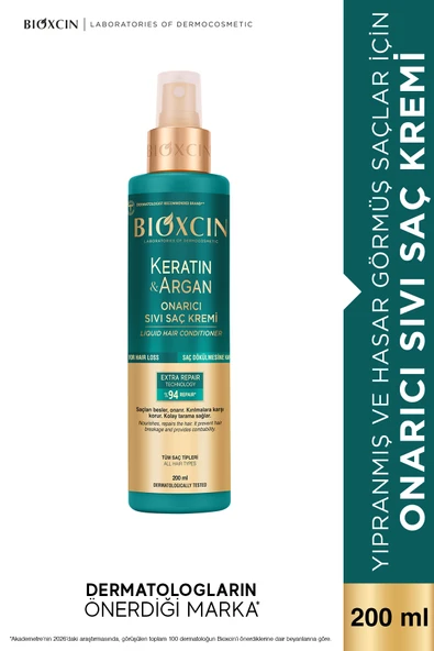 Bioxcin Keratin Argan Sıvı Saç Kremi 200 ml ürün görseli 1