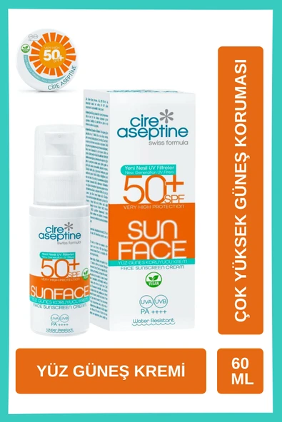 Cire Aseptine Yüz Güneş Koruyucu Krem SPF50+ 60 ml ürün görseli 1