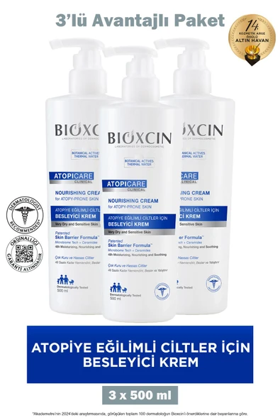 Bioxcin Atopicare Krem 500 ml 3 Adet ürün görseli 1
