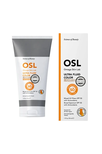 Osl Ultra Fluid Color Light SPF50+ 50 ml ürün görseli 1