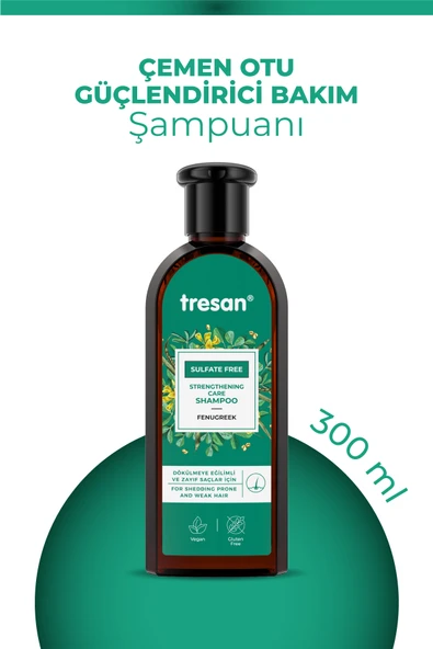 Tresan Çemen Otu Güçlendirici Sülfatsız Şampuanı 300 ml ürün görseli 1