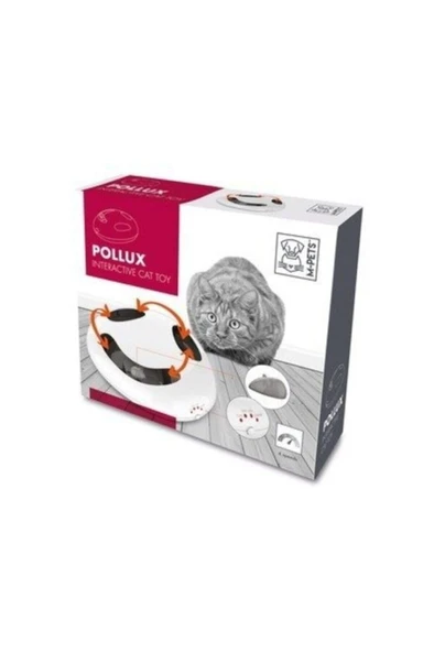 M-Pets Pollux İnteraktif Kedi Oyuncağı Beyaz ürün görseli 1