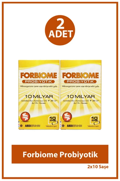 Forbiome Probiyotik 10 Saşe 2 Adet ürün görseli 1