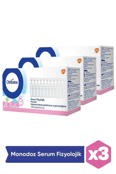 Otribebe Monodoz Serum Fizyolik 5 ml x 20 Flakon 3 Adet ürün görseli 1