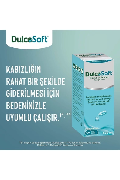 Dulcosoft Oral Solüsyon Makrogol 4000 250 ml - Resim 3