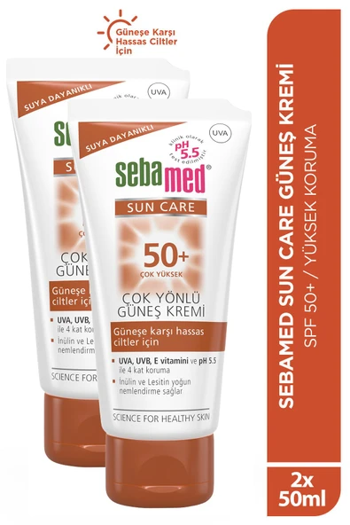 Sebamed Sun Care Çok Yönlü Güneş Kremi SPF50 50 ml 2 Adet ürün görseli 1
