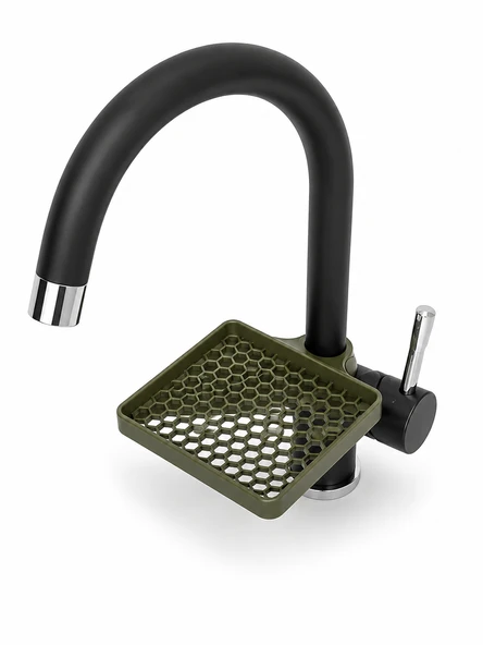 ?✨ Musluk Sünger Düzenleyici Mutfak Sünger Rafı Lavabo Organizeri Duvara Monte Olmadan Kullanım ? ürün görseli 1