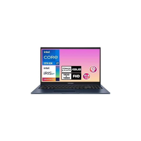 Yenibağ Vivobook 15 I7-1355U 16GB 512GB SSD 15.6 Fhd Freedos Taşınabilir Bilgisayar X1504VA-NJ1499 001 ürün görseli 1