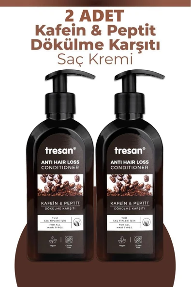 Tresan Conditioner Kafein Peptit Saç Kremi 300 ml 2 Adet ürün görseli 1