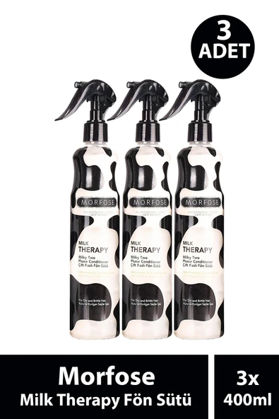 Morfose Milk Therapy Fön Sütü 400 ml 3 Adet ürün görseli 1