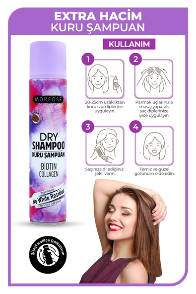 Morfose Kuru Şampuan Extra Hacim 200 ml - Resim 3