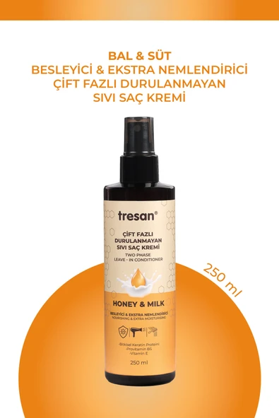 Tresan Bal Süt Durulanmayan Saç Kremi 250 ml ürün görseli 1