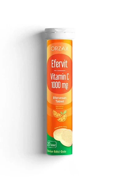 Efervit Vitamin C 1000 mg 20 Efervesan Tablet ürün görseli 1