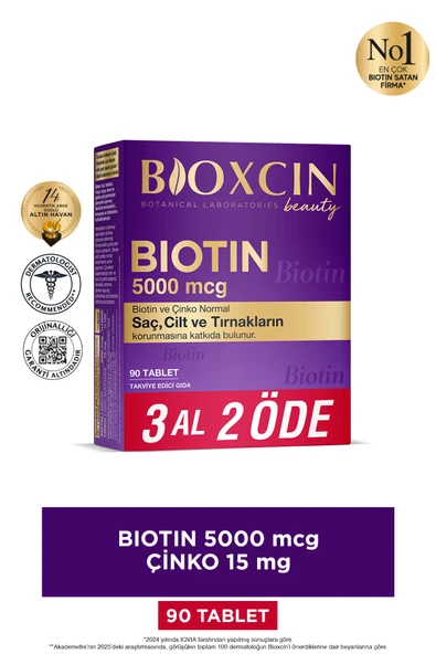 Bioxcin Biotin 90 Tablet ürün görseli 1