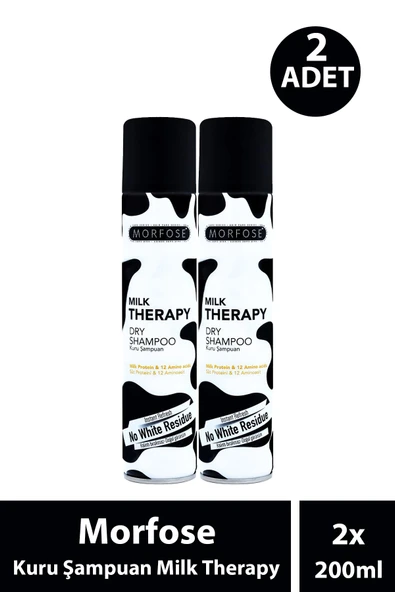 Morfose Kuru Şampuan Milk Therapy 200 ml 2 Adet ürün görseli 1