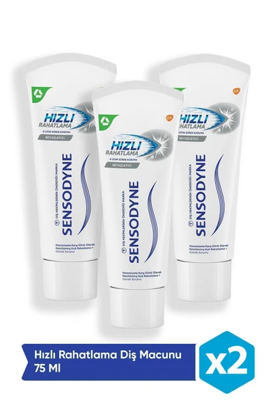 Sensodyne Diş Macunu Onarım ve Koruma Beyazlatıcı 75 ml 3 Adet ürün görseli 1
