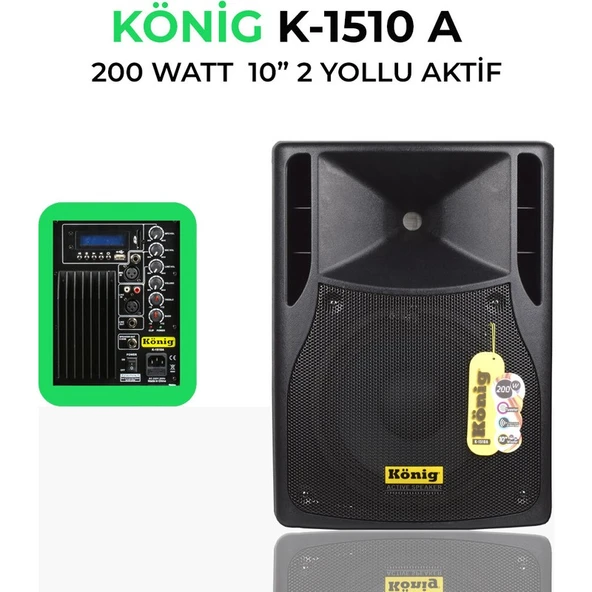 König K-1510 450 Watt 10" Pasif Kabin Hoparlör ürün görseli 1