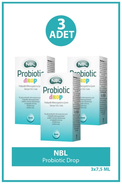 NBL Probiotic Drop 7,5 ml 3 Adet ürün görseli 1