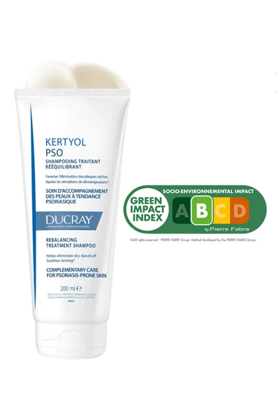 Ducray Kertyol PSO Saç Derisi Pullanma Şampuanı 200 ml - Resim 7