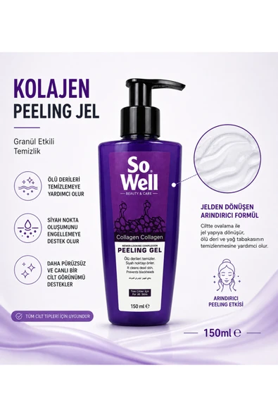 So Well Collagen Peeling Gel 150 ml ürün görseli 1