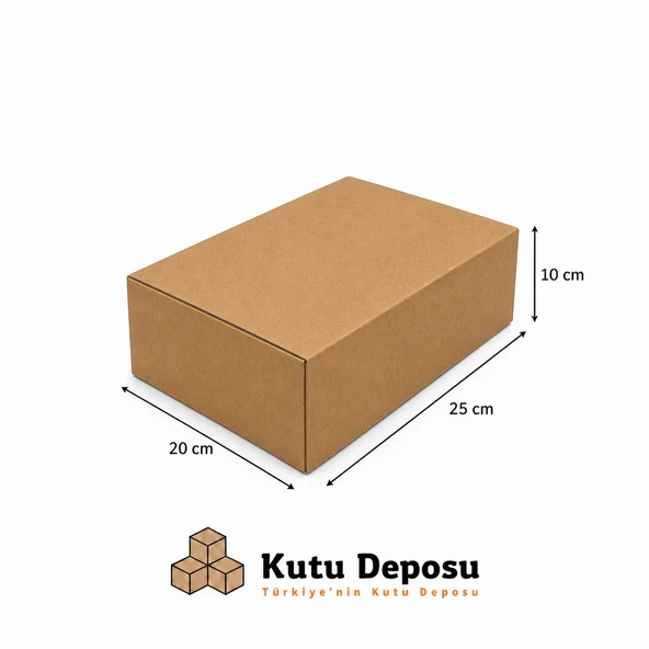 20x25x10 cm E-Ticaret ve Kargo Kutusu (50 ADET) ürün görseli 1