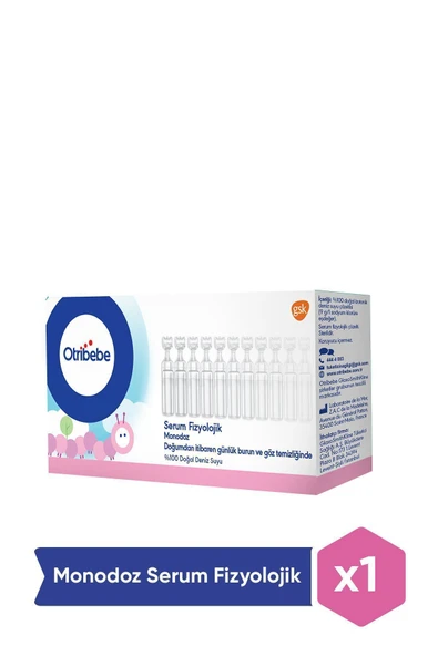 Otribebe Monodoz Serum Fizyolik 5 ml x 20 Flakon ürün görseli 1