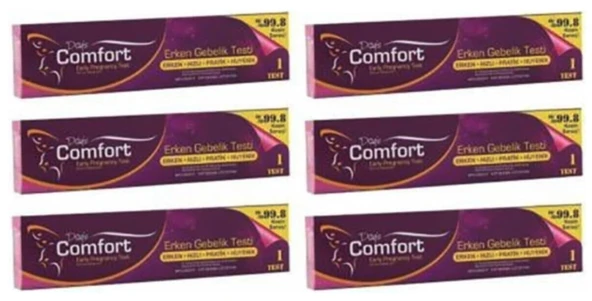 Days Comfort Erken Gebelik Testi 6'lı Paket ürün görseli 1
