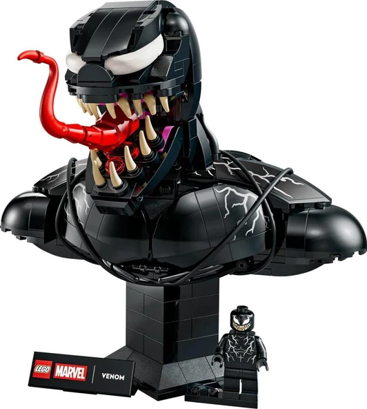 LEGO Super Heroes 76356 Venom Bust - Resim 3