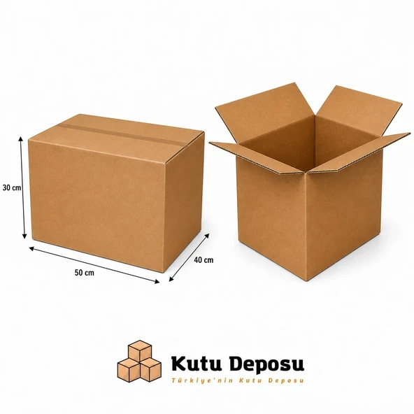 40x50x30 cm E-ticaret ve Kargo Kutusu (10 ADET) ürün görseli 1