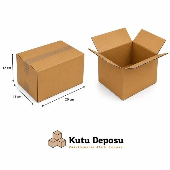 16x20X12 cm Karton Kutu (20 ADET) ürün görseli 1