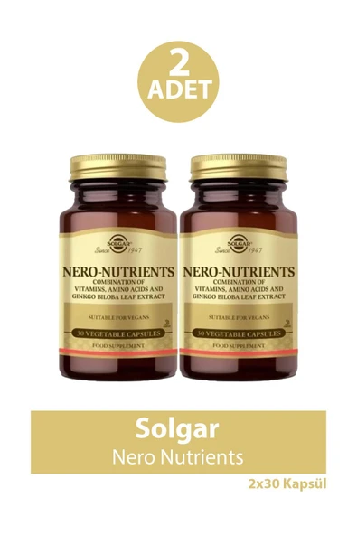 Solgar Nero Nutrients 30 Tablet 2 Adet ürün görseli 1