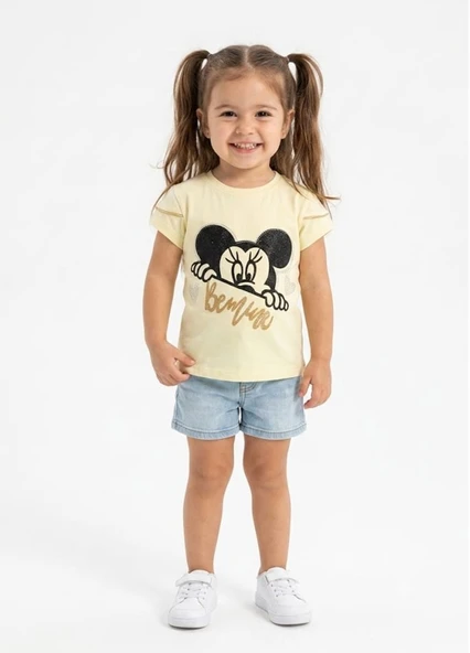 Kız Çocuk Sarı T-Shirt ürün görseli 1