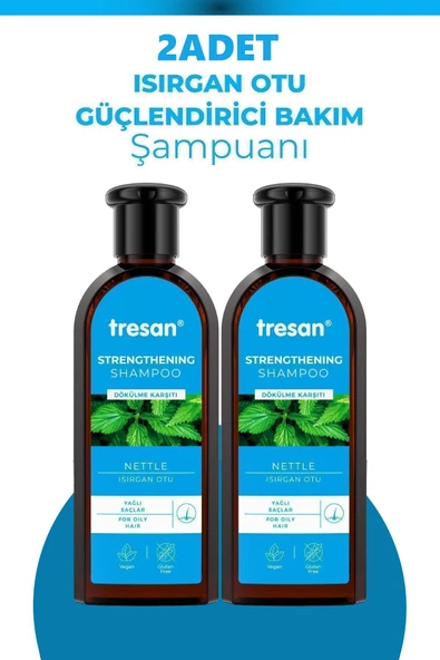 Tresan Isırgan Otu Yağlı Şampuan 300 ml 2 Adet ürün görseli 1