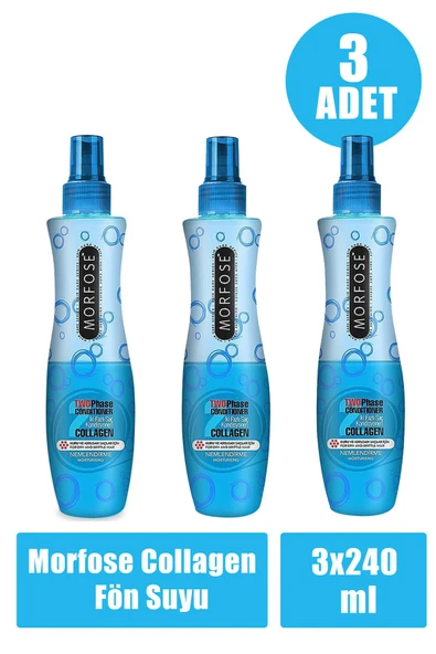 Morfose Collagen Fön Suyu 240 ml 3 Adet ürün görseli 1