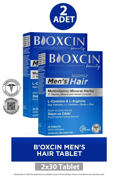 Bioxcin Men's Hair 30 Tablet 2 Adet ürün görseli 1