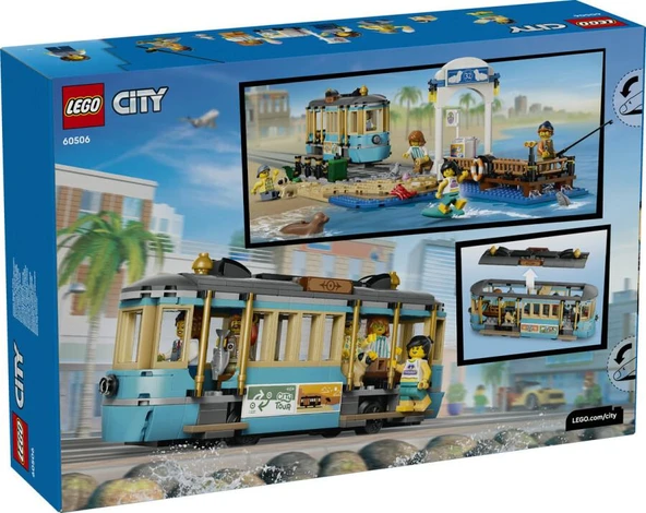 LEGO City 60506 Classic Beach Tram - Resim 2