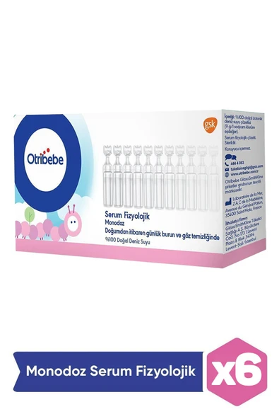Otribebe Monodoz Serum Fizyolik 5 ml x 20 Flakon 6 Adet ürün görseli 1